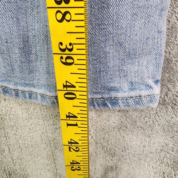 Mens Abercrombie & Fitch Skinny Denim Blue Jeans Cotton Stretch Size 31x32 - Picture 10 of 11